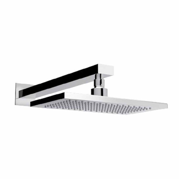 Stahl single jet duschkopf mit messing duscharm made in italy - dardo