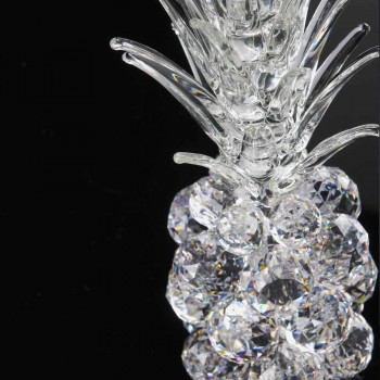 Dekoratives ananasförmiges Kristallornament Made in Italy - Ananas