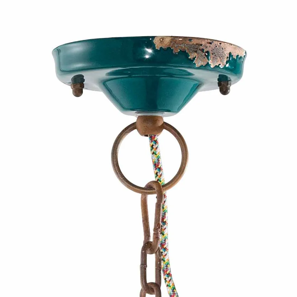 Suspension Design Scheinwerfer im Vintage-Keramik und Eisen Allie Viadurini