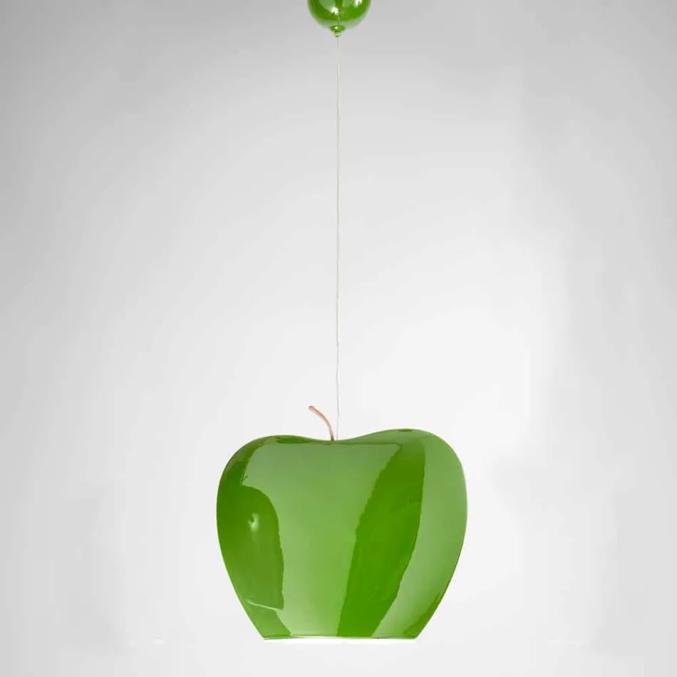 Suspension in Keramik von Apple Shaped Design - Früchte Aldo Bernardi Viadurini