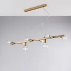 Lackierte Eisen-Pendelleuchte, hergestellt in Italien, für die Inneneinrichtung - Verona Viadurini