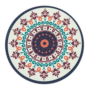 Runde Teller aus farbigem Kunststoff mit persischen Dekorationen 12 Stück - Persien
