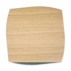 Moderne quadratische Platte aus Eichenholz Made in Italy - Abraham Viadurini