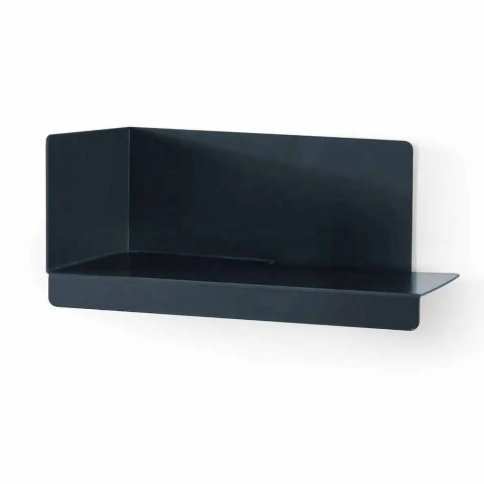 Wandspiegel und 3 farbige Metallregale rechts oder links - Noelle Viadurini