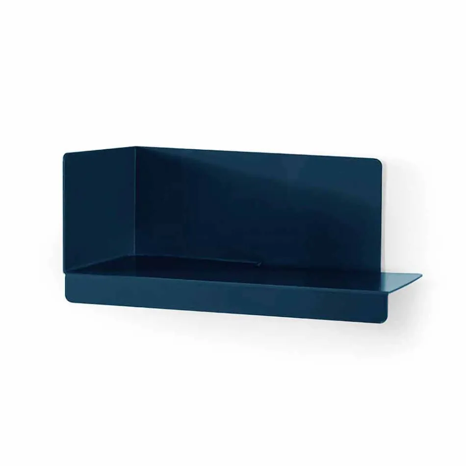 Wandspiegel und 3 farbige Metallregale rechts oder links - Noelle Viadurini