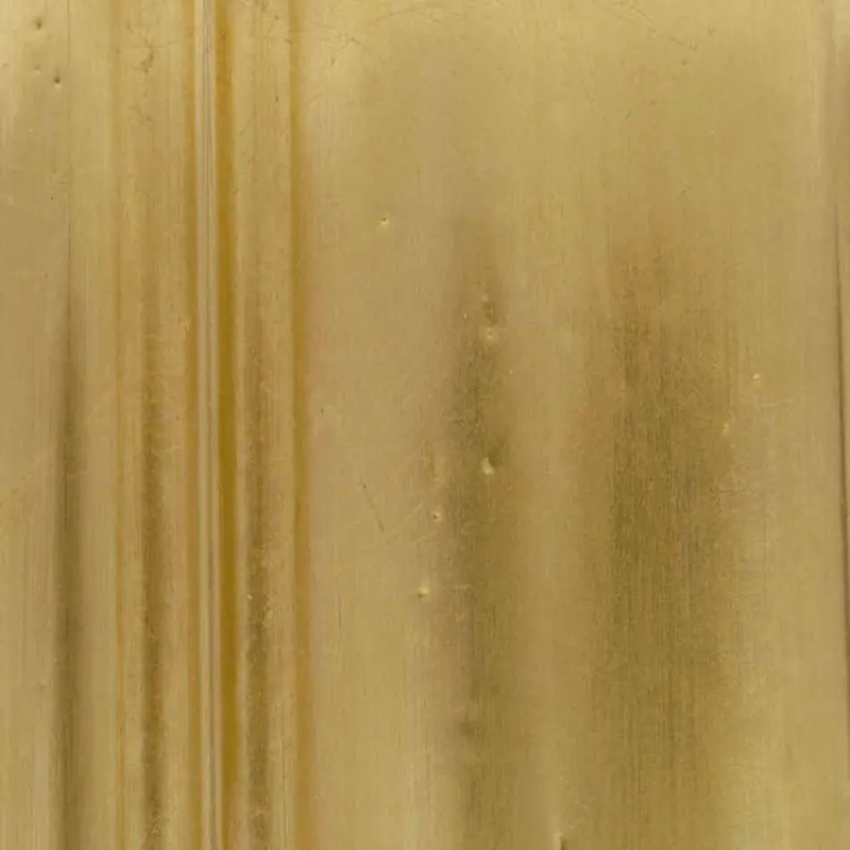 Silberner Wandspiegel, handgearbeitetes Goldholz made in Italy Alessandro Viadurini