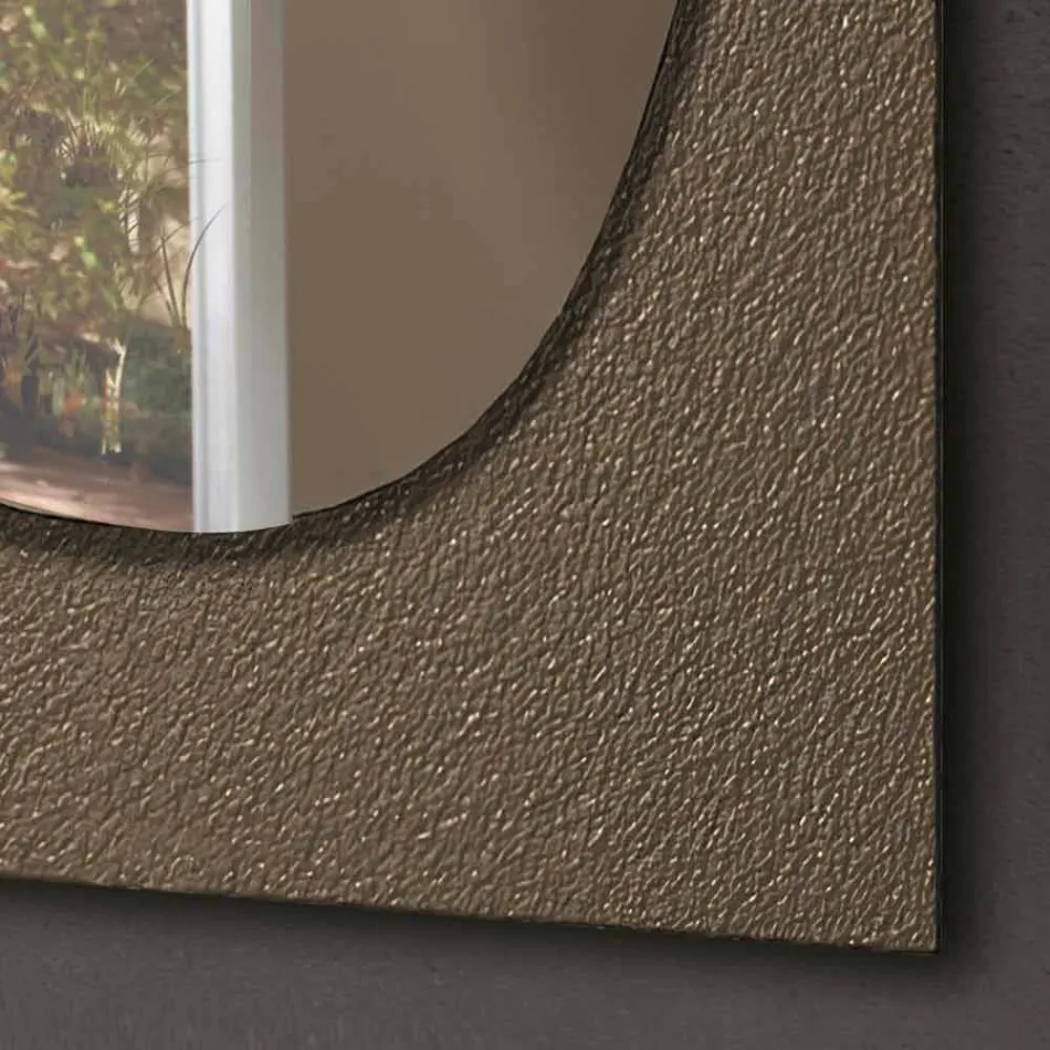 Wandspiegel mit geschmiedetem Glasrahmen Made in Italy - Maverick Viadurini