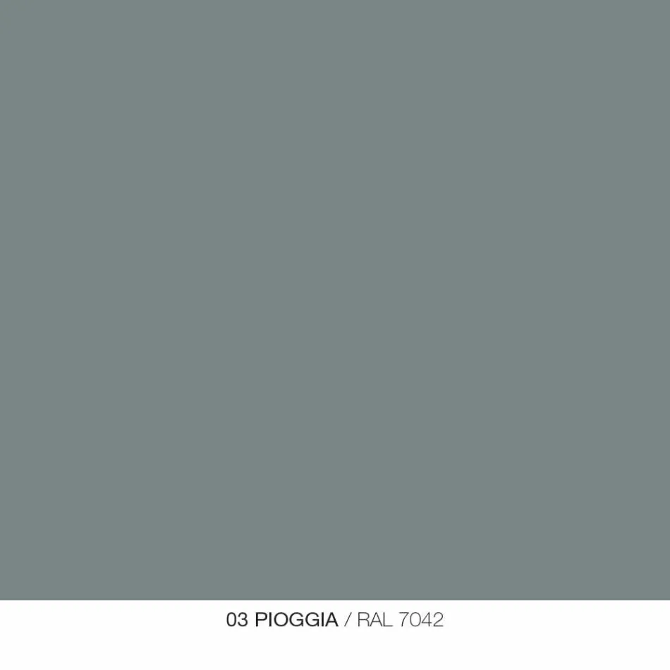 Wandspiegel mit Metallregal in verschiedenen Farben Modernes Design - Hera Viadurini