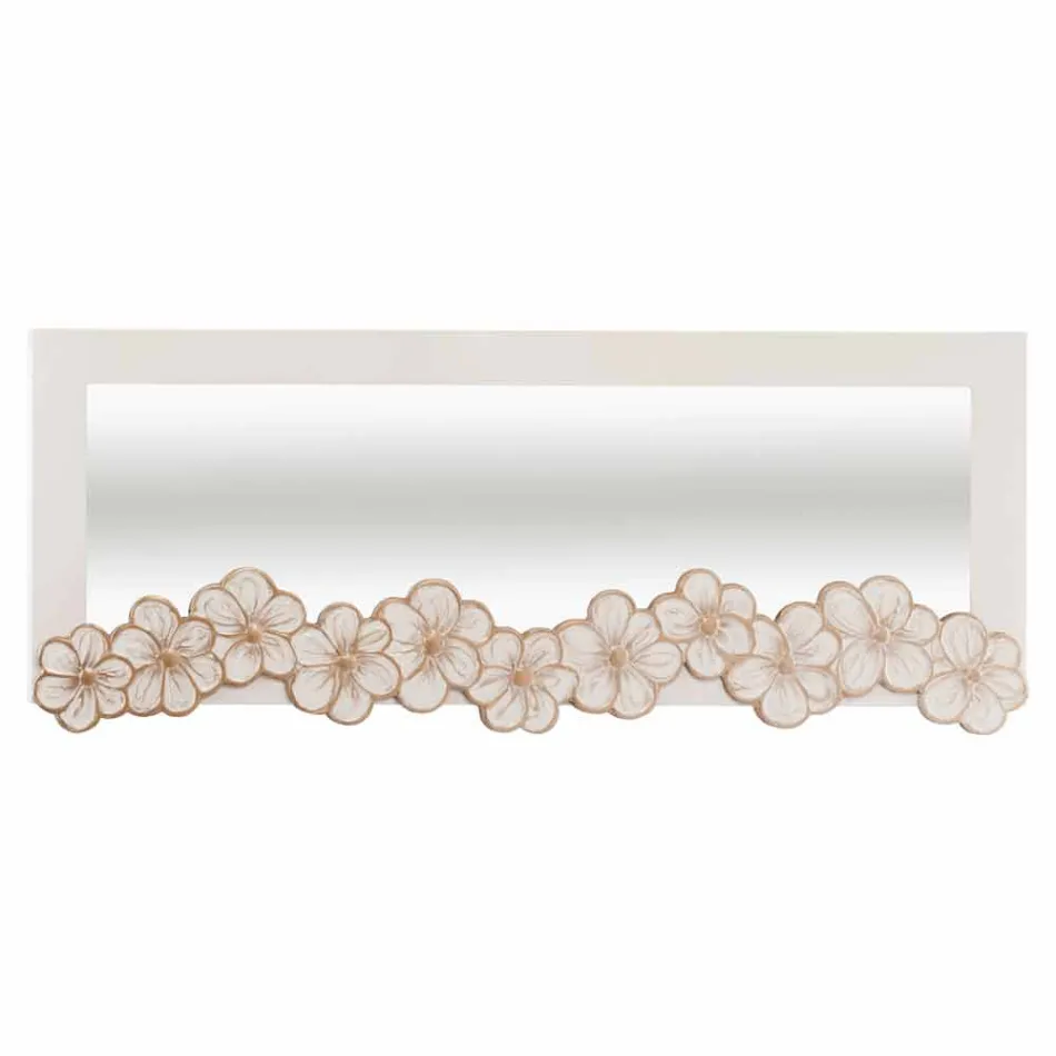 Wandspiegel aus handgefertigtem Design, hergestellt in Italien Senapina Viadurini