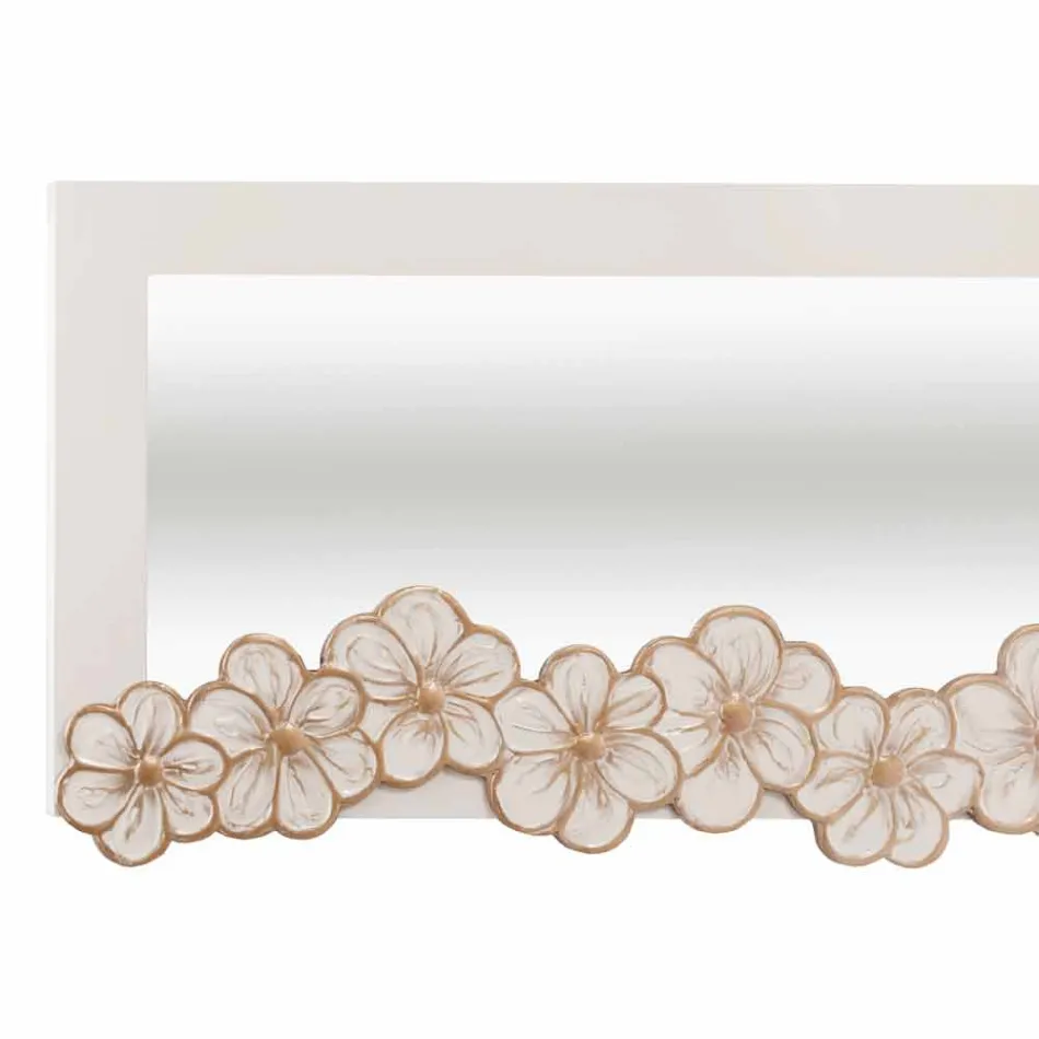 Wandspiegel aus handgefertigtem Design, hergestellt in Italien Senapina Viadurini