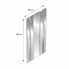 Modernes Design Glas- und Metallwandspiegel Made in Italy - Pallino Viadurini