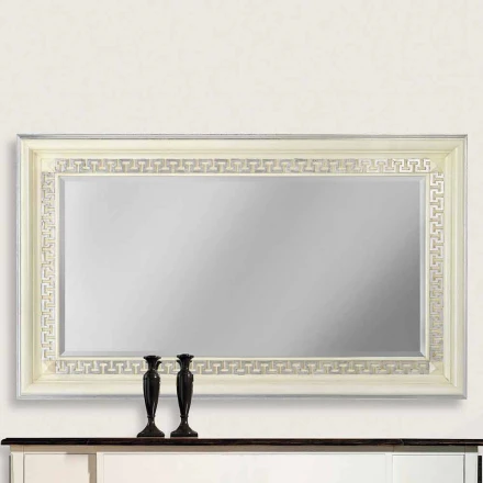 Handgemachter Wandspiegel aus Tannenholz in Italien Maicol Viadurini