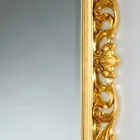Spiegel Boden / Wand-Design mit Blattgold Finish Mata Viadurini