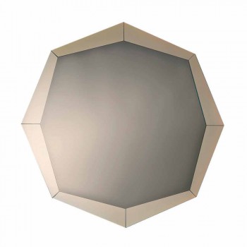 Design Spiegel in verspiegeltem Kristall Finish Made in Italy - Bolina