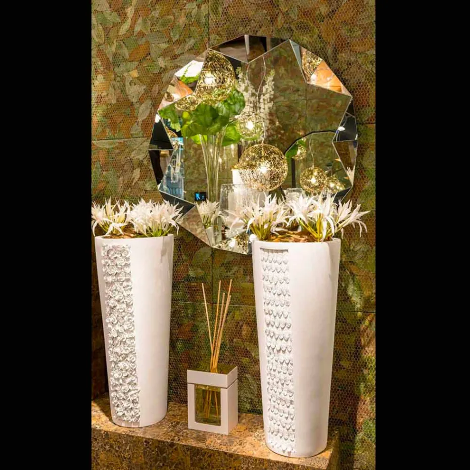 Spiegel moderne Wand durch dreidimensionale Design Diamant Viadurini