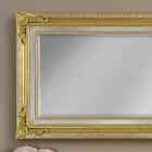 Moderner handgemachter Wandspiegel aus Tannenholz hergestellt in Italien von Carlo Viadurini