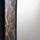 Rechteckiger Designspiegel mit Glasrahmen, hergestellt in Italien – Eclisse Viadurini