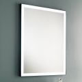 Wand-Badezimmerspiegel mit schwarzem Metallrahmen und LED Made in Italy - Chebeo