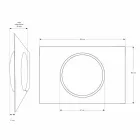 Wand-Badezimmerspiegel mit LED-Beleuchtung - Dotta Viadurini