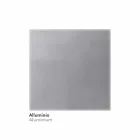 Badezimmerspiegel aus Aluminiumimitat mit Hintergrundbeleuchtung Made in Italy - Palau Viadurini