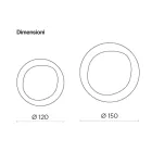 Bronzespiegel mit Rahmen aus Rauchglas, hergestellt in Italien – Anselma Viadurini