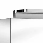 Moderner 3-türiger Wandspiegel mit Innenregalen - Bramo Viadurini