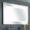 Spiegel mit farbigem Spiegelrahmen und LED Made in Italy - Newton
