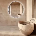 Diamantgeätzter Spiegel mit abgeschrägter Kante – Excelsior Viadurini