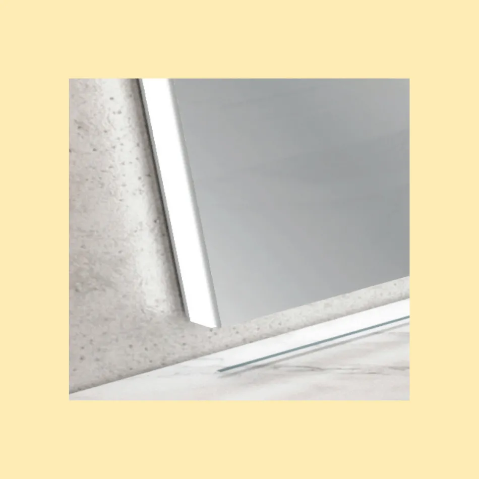 Spiegel mit stimmungsvoller Hintergrundbeleuchtung, hergestellt in Italien – Gogh Viadurini