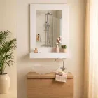 Dreifarbiger Plexiglas-Wandspiegelschrank, hergestellt in Italien - Kiran Viadurini