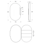 Keramikspiegelbehälter in verschiedenen Farben Made in Italy - Mädchen Viadurini