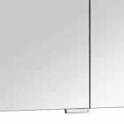 Moderner Containerspiegel mit 3 Kristalltüren und 3 LED-Leuchten - Maxi Viadurini