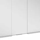 Moderner Einbau-Spiegelbehälter mit LED-Licht und Touch-Tastatur - Demon Viadurini