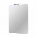 Wand Badezimmerspiegel mit modernem Design LED-Lampe Made in Italy - Guido
