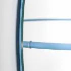 Wandspiegel mit modernem Stahlgarderobe Made in Italy - Chioccia Viadurini