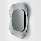 Wandspiegel mit Rahmen aus Fusingglas, hergestellt in Italien – Adored Viadurini