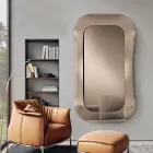 Wandspiegel mit Rahmen aus Fusingglas, hergestellt in Italien – Adored Viadurini