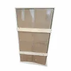 Wandspiegel mit integriertem LED-Licht aus Edelstahl Made in Italy - Tuccio Viadurini