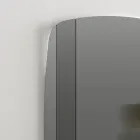 Wandspiegel mit Struktur aus schwarz lackiertem Holz, hergestellt in Italien – Arya Viadurini