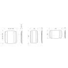 Wandspiegel mit Struktur aus schwarz lackiertem Holz, hergestellt in Italien – Arya Viadurini