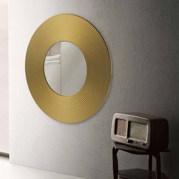 Runder wandspiegel modernes design malva