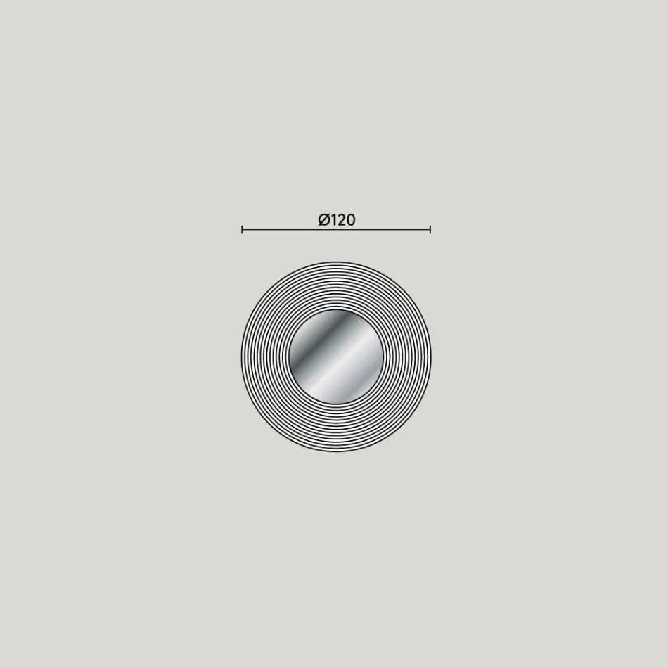 Wandspiegel von Malva modernem Design, verschiedenen Farben erhältlich Viadurini