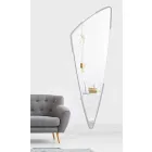 Langer dekorativer freitragender Wandspiegel in 4 Farben - Spino Viadurini