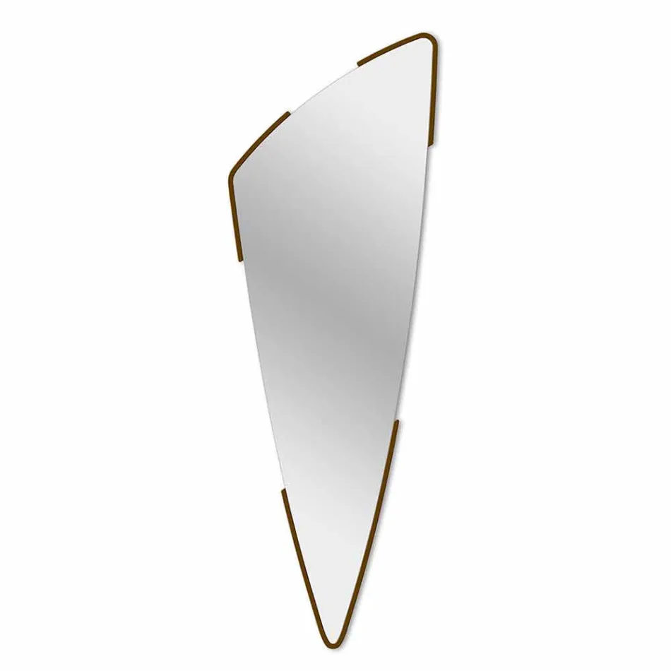 Langer dekorativer freitragender Wandspiegel in 4 Farben - Spino Viadurini