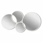 Ringförmiges, modernes Design, spiegelfarbenes Finish - Synthese Viadurini