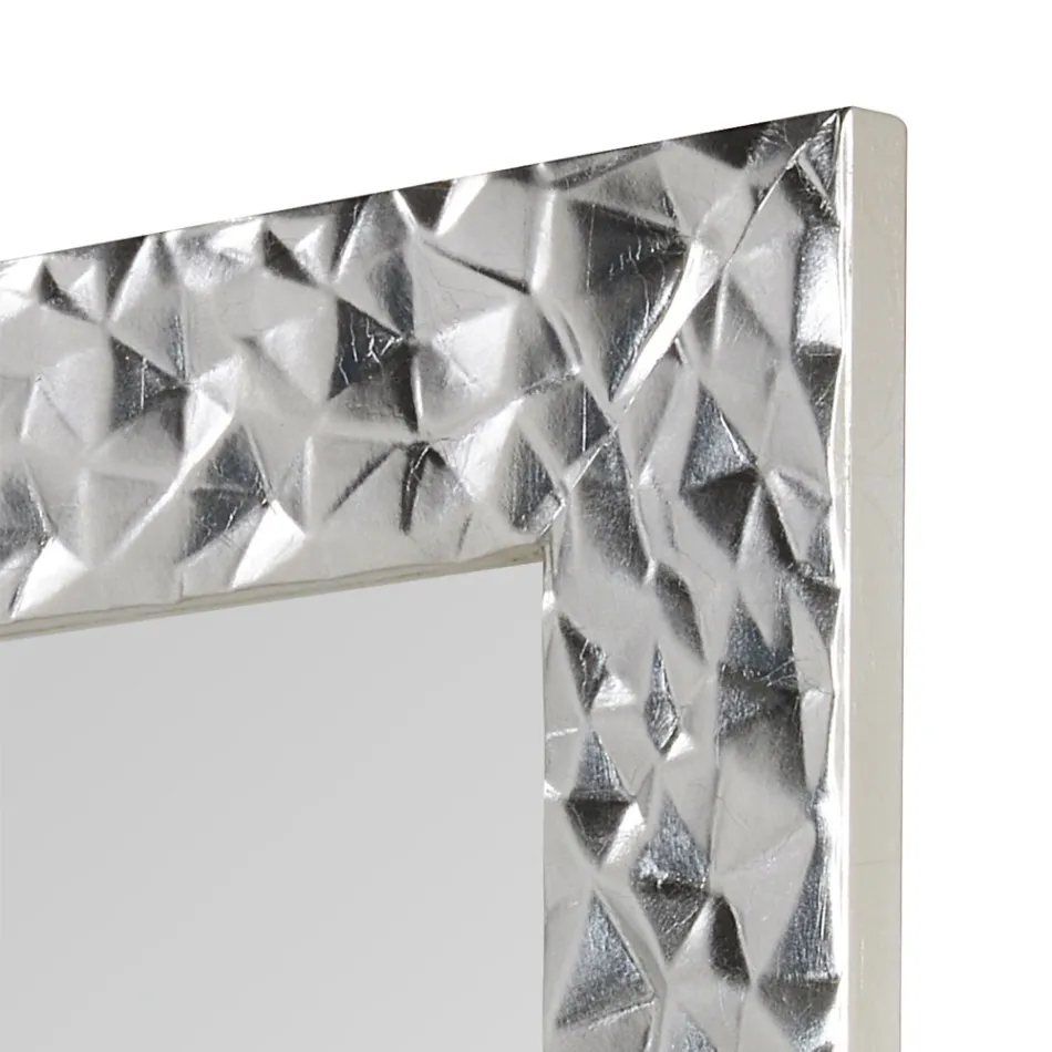 Wandspiegel aus handverziertem Holz Made in Italy - Niagara Viadurini