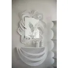 Moderner rechteckiger Eisenwandspiegel Made in Italy - Penny Viadurini