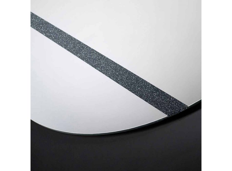 Runder Wandspiegel in modernem Design 100% Made in Italy Athos Viadurini