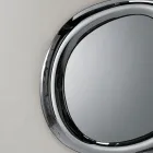 Gebogener Wandspiegel mit geschwungenem Rahmen, hergestellt in Italien – Babila Viadurini