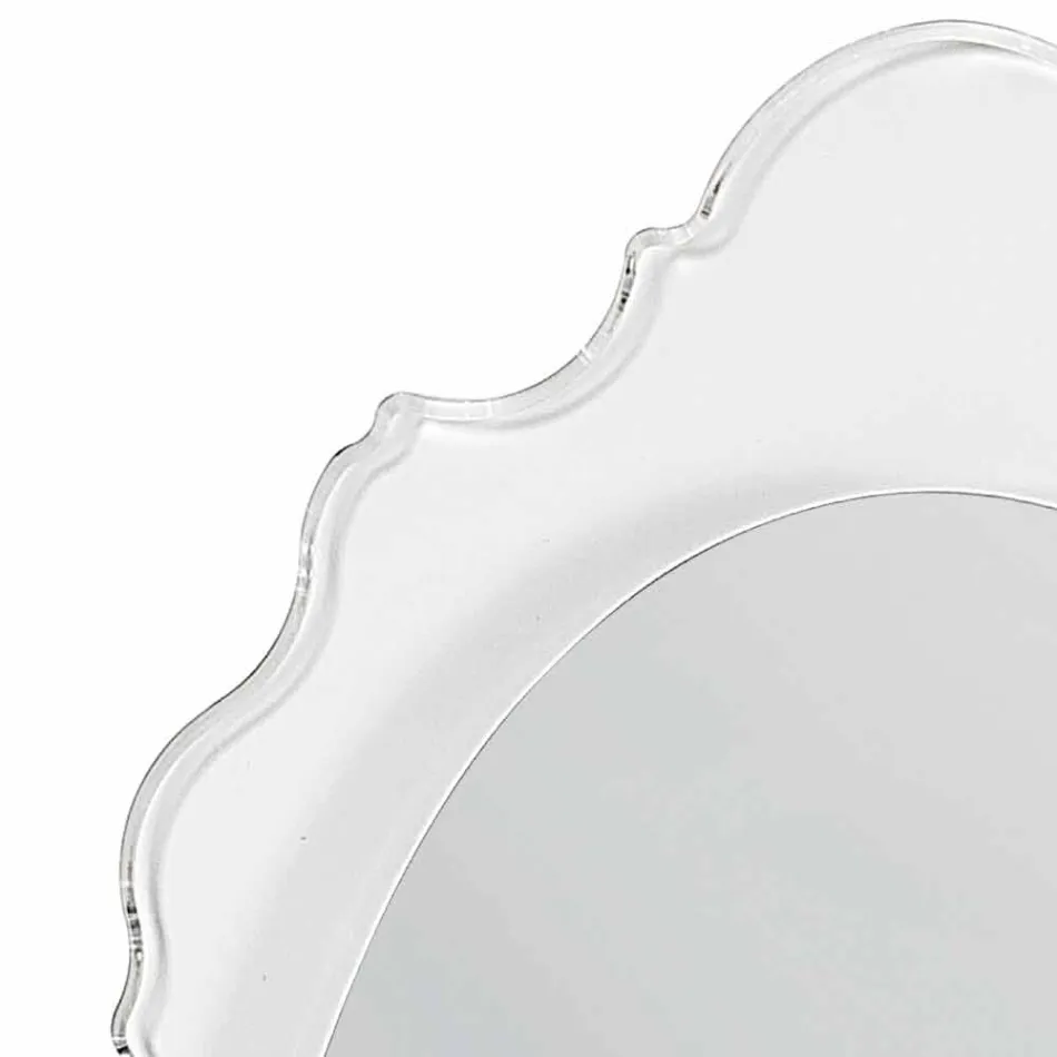 Joy transparenter Design-Wandspiegel, made in Italy Viadurini